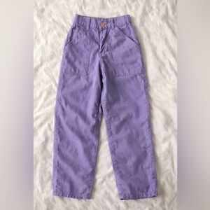 Big Bud Press Women's Work Pants - Soft Purple/ Periwinkle Petite XXS